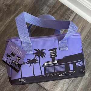 NWT Trader Joe’s Purple Mini Insulated Bag